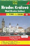 Hradec Krlov 1:12 000, Okol Hradce Krlov 1:100 000 pln msta + mapa - Freytag a Berndt