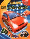 VELK KNIHA SAMOLEPEK AUTA, LETADLA, MOTORKY - 