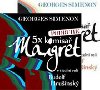 5x komisa Maigret + 5x komisa Maigret podruh - 10CD - Georges Simenon; Josef Somr; Jiina Bohdalov; Radoslav Brzobohat; Ji Hol