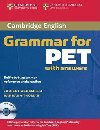 Cambridge Grammar for PET Book with Answers and Audio CD - Hashemi Louise
