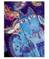 Di Blue Cats & Butterflies 2018 HOR - Paperblanks
