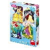 Disney Princezny a kamardi: puzzle 4x54 dlk - neuveden