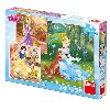 Disney Princezny - Voln odpoledne: puzzle 3x55 dlk - neuveden
