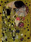 Zpisnk Gustav Klimt The Kiss 15,5 x 21,5 cm - Flame Tree