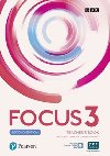 Focus 3 Teachers Book with Pearson Practice English App (2nd) - Kay Sue