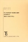 Numerick modelovn problm elektrotechniky - Kek Michal