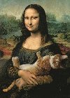 Puzzle: Mona Lisa s kokou 500 dlk - neuveden