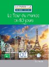 Le tour du monde en 80 jours - Niveau 3/B1 - Lecture CLE en franais facile - Livre + CD - Verne Jules
