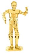 Metal Earth 3D kovov model Star Wars: C-3PO (zlat) - neuveden
