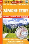 Zpadn Tatry 1:25T/702 Turistick mapa SHOCart - neuveden