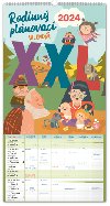 Kalend 2024 nstnn: Rodinn plnovac XXL, 33  64 cm - Presco
