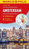 Amsterdam - Pln msta 1:12 000 lamino - Marco Polo