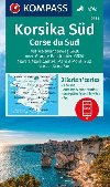 Korsika jih - s dlkovou turistickou stezkou GR20 1:50 000 / sada 3 turistickch map KOMPASS 2251 - neuveden, neuveden