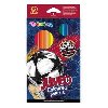 Colorino Pastelky trojhrann JUMBO - Fotbal (12 barev) - neuveden