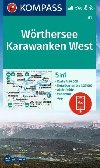 Wrthersee, Karawanken West 1:50 000 / turistick mapa KOMPASS 61 - neuveden, neuveden