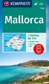 Mallorca 1:35 000 / sada 4 turistickch map KOMPASS 2230 - neuveden, neuveden