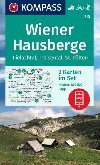 Wiener Hausberge - Pielachtal, Traisental, St. Plten 1:50 000 / sada 2 turistickch map KOMPASS 210 - neuveden, neuveden