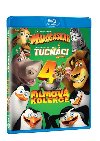 Madagaskar 1.-3. + Tuci z Madagaskaru (kolekce 4xBlu-ray) - neuveden