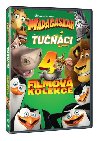 Madagaskar 1.-3. + Tuci z Madagaskaru (kolekce 4DVD) - neuveden