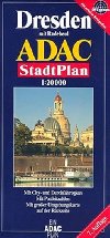 DRESDEN DRÁANY PLÁN 1:20 000 ADAC STADTPLAN - 