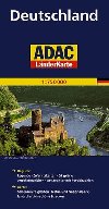 NMECKO DEUTSCHLAND MAPA 1:750 000 ADAC - 