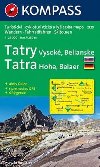 Vysok Tatry Belianske Tatry 1:25 000 - mapa Kompass slo 2133 - Kompass