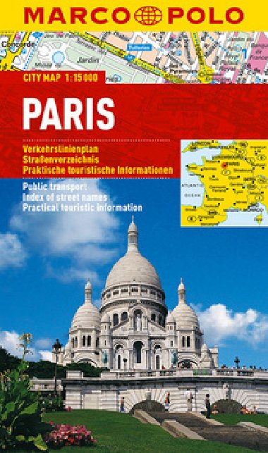 Pa (Paris) - City Map - pln msta 1:15 000 - Marco Polo
