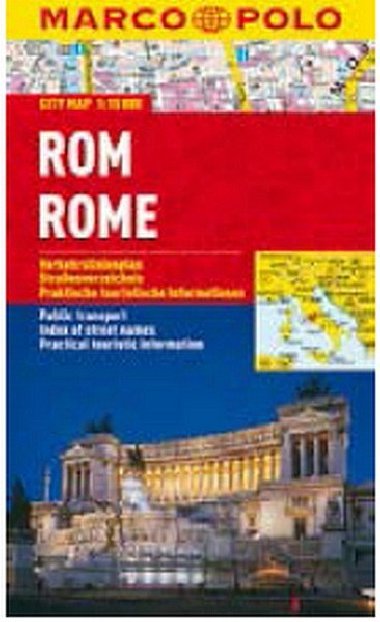 m - Rom - Rome - pln msta 1:15 000 lamino (Marco Polo) - Marco Polo