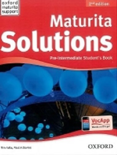 Maturita Solutions Pre-Intermediate Students Book Czech Edition - Tim Falla; P.A. Davies