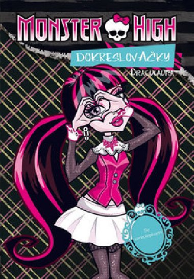 Monster High - Dracularua - Dokreslovaky se samolepkami - Mattel