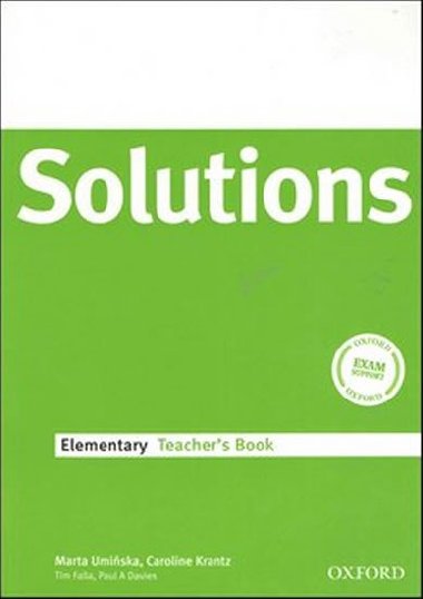 MATURITA SOLUTIONS ELEMENTARY TECHER'S BOOK - 