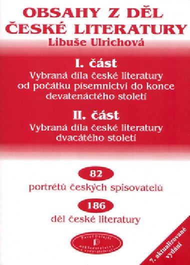 OBSAHY Z DL ESK LITERATURY - Libue Ulrichov