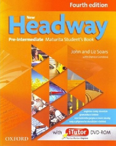 New Headway Pre-Intermediate Fourth Edition Students Book + iTutor DVD - John Soars; Liz Soars