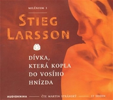DÍVKA, KTERÁ KOPLA DO VOSÍHO HNÍZDA - Stieg Larsson; Martin Stránský