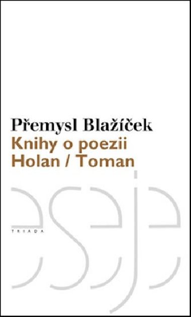 KNIHY O POEZII - Pemysl Blaek