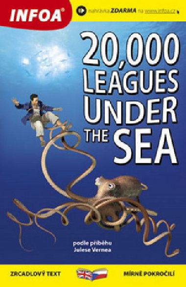 20 000 mil pod mořem/20,000 Leagues Under the Sea - Zrcadlová četba - Jules Verne