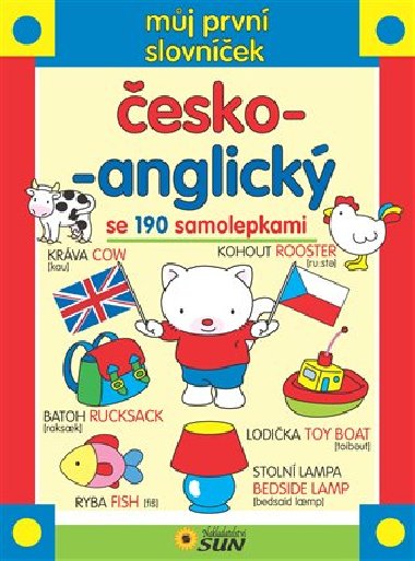 MJ PRVN SLOVNEK ESKO-ANGLICK SE 190 SAMOLEPKAMI - 