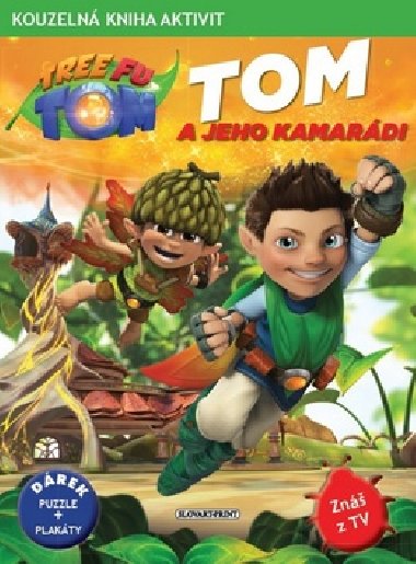 Tom a jeho kamardi - Kouzeln kniha aktivit (drek puzzle + 2 plakty) - 