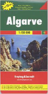 Algarve mapa 1:150 000 - Freytag Berndt