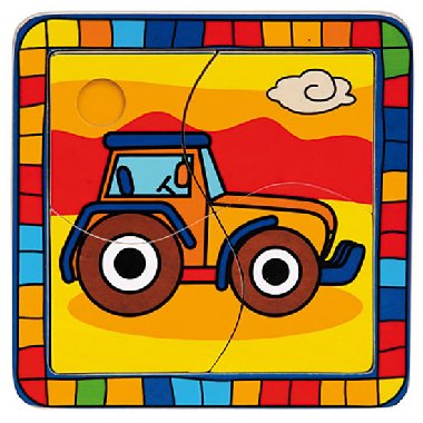 Puzzle traktor - Bino