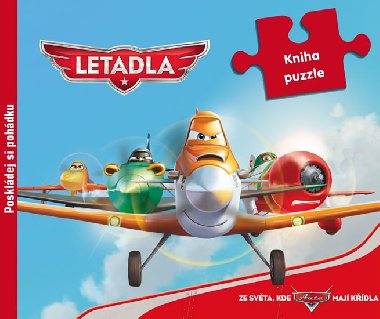 Letadla - 9 dln kniha puzzle - Walt Disney