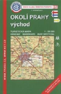 Okol Prahy - vchod - mapa KT 1:50 000 slo 37 - 7. vydn 2012 - Klub eskch Turist
