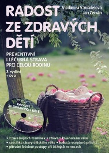 Radost ze zdravých dětí + DVD - Vladimíra Strnadelová; Jan Zerzán