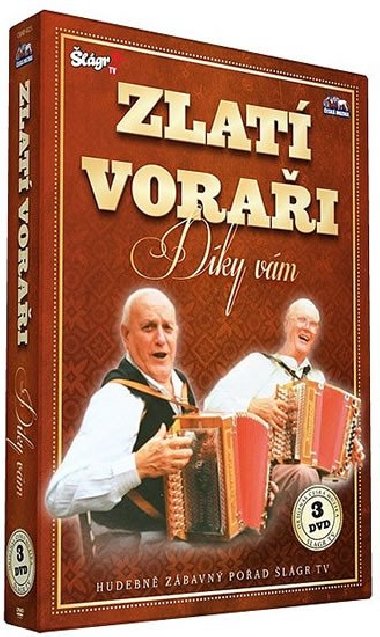 Zlat Vorai - Dky Vm - 3 DVD - 