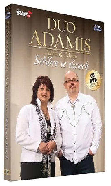 Duo Adamis - Stbro ve vlasech - CD+DVD - 