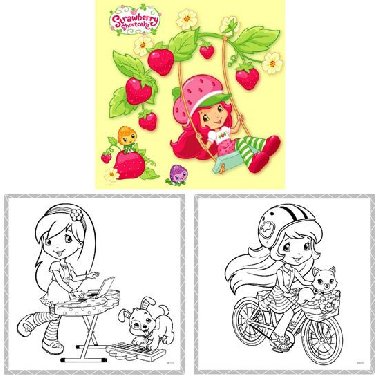Strawberry - omalovnka - Akim