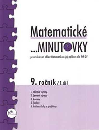 Matematick minutovky 9. ronk  1. dl - Miroslav Hricz
