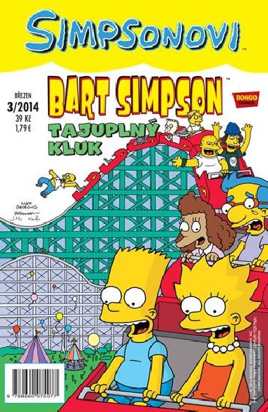 Simpsonovi - Bart Simpson 3/2014 - Tajupln kluk - Matt Groening