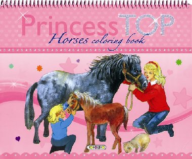 Princess TOP Horses coloring book - neuveden