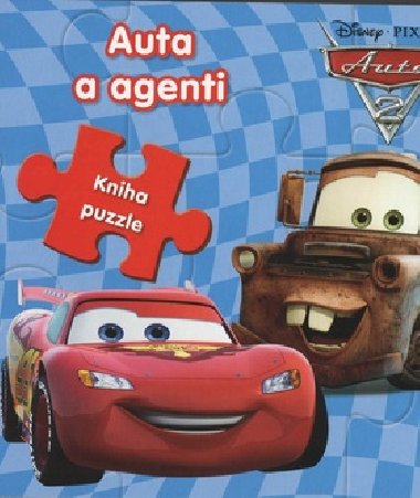 Auta - Auta a agenti - Kniha puzzle - 